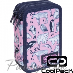 Cool Pack Jumper 3 Пълен несесер с 3 ципа Pink Ocean C67174